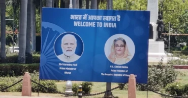 "Welcome to India": Banners featuring PM Hasina and Modi seen across Delhi