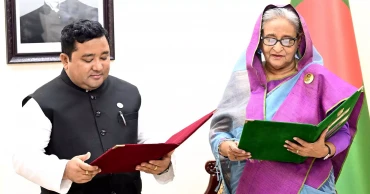 PM administers oath to newly elected Lalmonirhat Zila Parishad chairman 