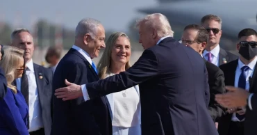Trump arrives in Israel to back ceasefire for lasting Middle East peace