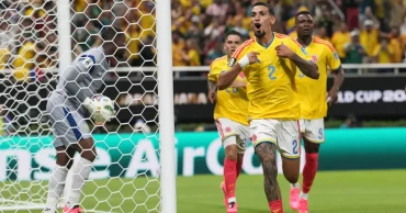 Daniel Muñoz fires Colombia into knockout stage with 1-0 win over Congo
