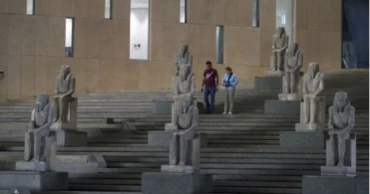 A grand museum displaying Egypt's ancient treasures is opening for a trial run