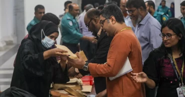 Relatives of July uprising martyrs gather at tribunal ahead of Hasina verdict