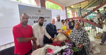 Algerian Ambassador distributes relief among flood victims in Chattogram, Cox’s Bazar