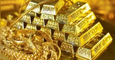 Gold prices drop by Tk 2,741 per bhori on year’s last trading
