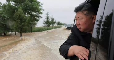 5,000 people rescued from flooding in North Korea in evacuation efforts led by Kim, report says