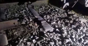 Railway tracks removed; train derails in Mymensingh