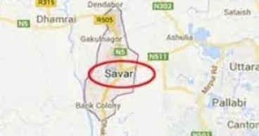 Bus torched in Savar