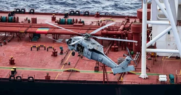 US military boards third sanctioned oil tanker in Indian Ocean