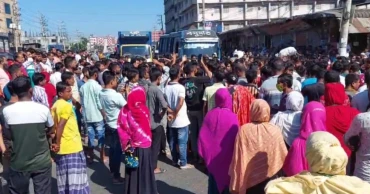 RMG workers block Dhaka-M’sing highway demand dues