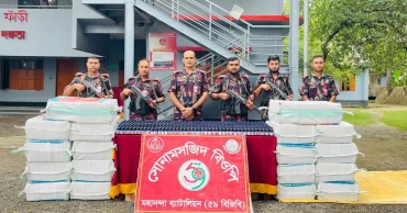5,935 bottles of drug syrup seized from truck coming from India at Sonamasjid