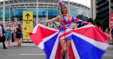 Taylor Swift's Eras tour returns in London, with assist from Ed Sheeran, after foiled terror plot