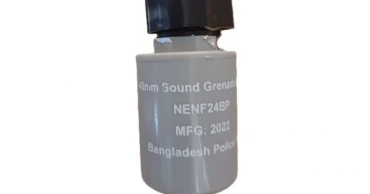 Abandoned sound grenade recovered in Sylhet