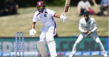 Hope’s dismissal tilts 1st test toward NZ as hosts close in on victory