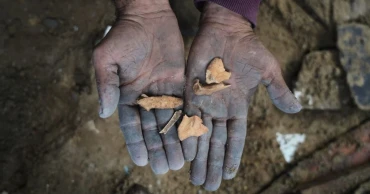 Father in Gaza searches for family under rubble years after airstrike