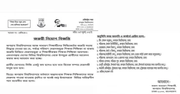 Students circulate job opening at JnU for 'teachers with spine'