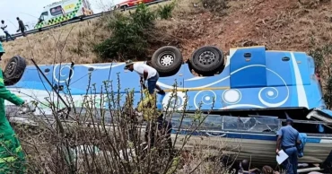 Bus crash in South Africa’s mountains kills at least 42