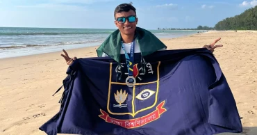 Bangladeshi swimmer Sheikh Jamil completes 10K swim at Oceanman Thailand 2025