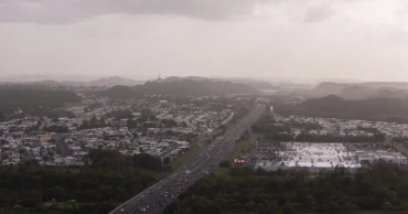 A colossal cloud of Sahara dust smothering Caribbean en route to US