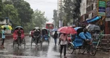 Heavy to very heavy rainfall likely in Dhaka, 6 other divisions