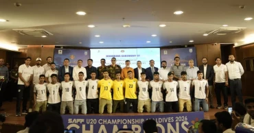 DNCC honours SAFF U-20 champion team