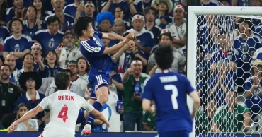 Japan thrash Tunisia 4-0 as Ueda scores twice