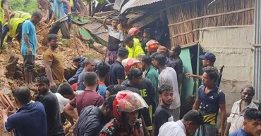 4 of a family buried in landslide in Sylhet