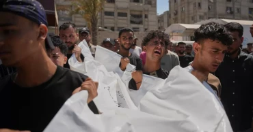 Israeli strike on Gaza tent kills three, including child