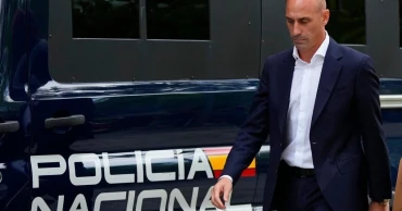 Former Spanish soccer chief Rubiales egged by uncle during book event