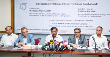 Conducting negotiations instead of provocation to find ways for Rohingya repatriation: FM Hasan