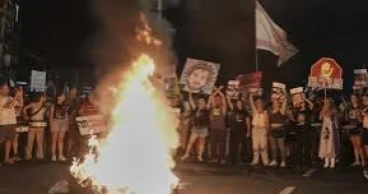 Israel plans civilian relocation in Gaza as protests over war and hostage crisis intensify