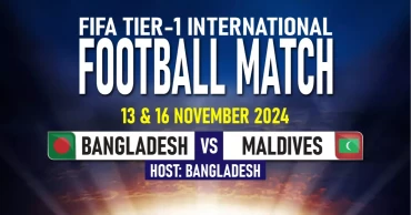 Bangladesh football team to play 2 matches against Maldives in Dhaka