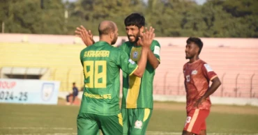 Fed Cup Football: Brilliant hat-trick by Jibon helps Rahmatganj to maintain all-win run