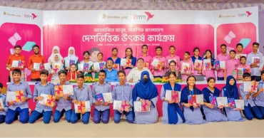 bKash & Bishwo Shahitto Kendro expand book reading programme in Bagerhat and Satkhira