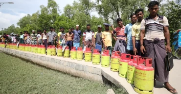 Cooking gas cylinders courtesy Qatar Charity ease burden for 22,800 Rohingyas on Bhasanchar Island