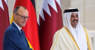 Qatar’s emir, German chancellor emphasise ‘diplomatic solutions’ to end war