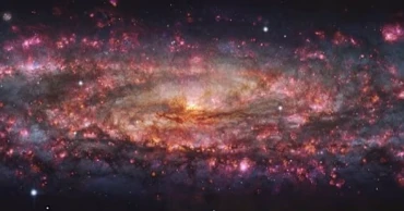 Astronomers unveil stunning multi-colour map of nearby galaxy