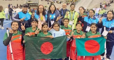 Special Olympics: Bangladesh win gold medal in floorball event