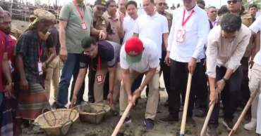 PM inaugurates re-excavation of Khorddo Khal in Chandpur