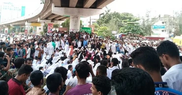 Polytechnic students block Satrastha intersection over 6-point demand