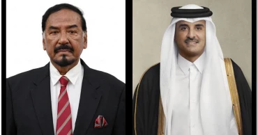 Speaker Hafiz Uddin hands PM's condolence message to Qatar Emir over father's death