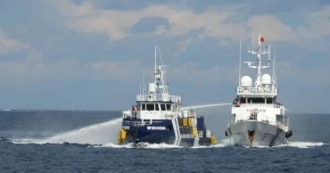 Chinese coast guard rams, damages Philippine vessel near disputed South China Sea island