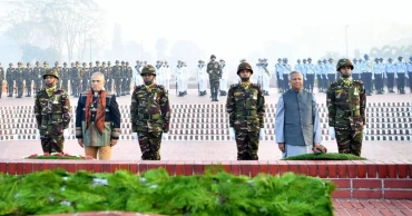 Chief Adviser and Timor-Leste President pay tribute to Freedom Fighters on Victory Day