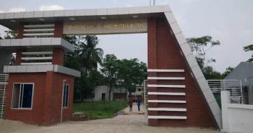 Arson at July Memorial in Shariatpur