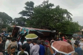 Two women among three killed in Feni road crash  