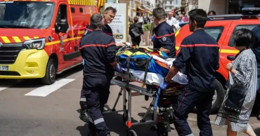Palm tree falls on a person at Cannes Film Festival