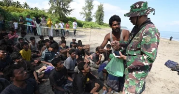 Over 300 Rohingyas  fleeing Myanmar arrive in Indonesia's Aceh after weeks at sea