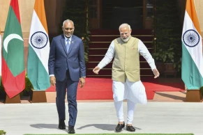 India pledges hundreds of millions of dollars in aid to bolster Maldives’ economy