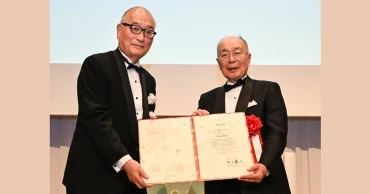 46th Honda Prize Award Ceremony held in honor of recipient, Dr. Kenichi Iga of Japan