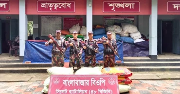 BGB seizes smuggled goods worth Tk 1.9 crore at Sylhet border