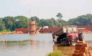Brick kilns spring up on arable lands